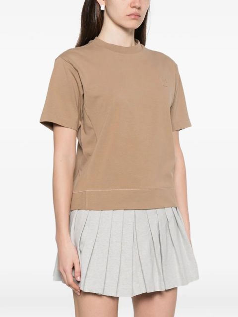 Moncler appliqué T-shirt - Neutrals