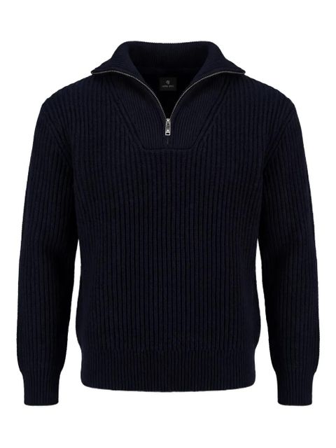 ANINE BING zip-up knitwear - Blue - zdjęcie produktu nr 1