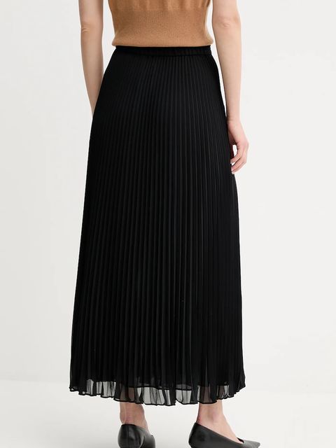 Luisa Spagnoli spódnica kolor czarny maxi rozkloszowana 542345