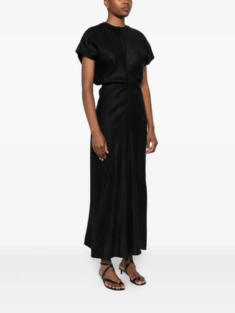 TOTEME slouch-waist maxi dress - Black