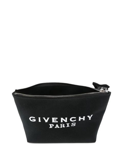 Givenchy bow-detailed logo clutch bag - Black - zdjęcie produktu nr 1