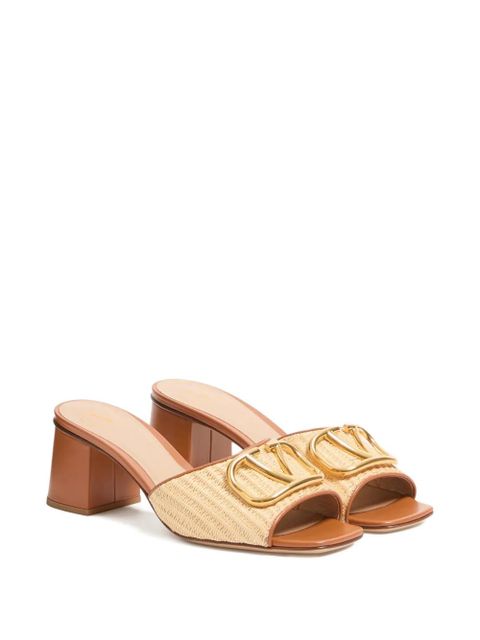 Valentino Garavani VLogo-plaque sandals - Neutrals - zdjęcie produktu nr 2