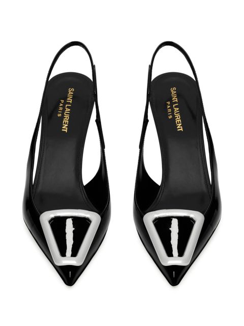 Saint Laurent Avenue 95mm slingback pumps - Black - zdjęcie produktu nr 2