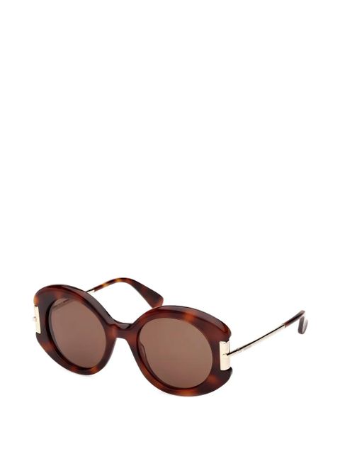 Max Mara Eyewear round-frame sunglasses - Brown - zdjęcie produktu nr 2