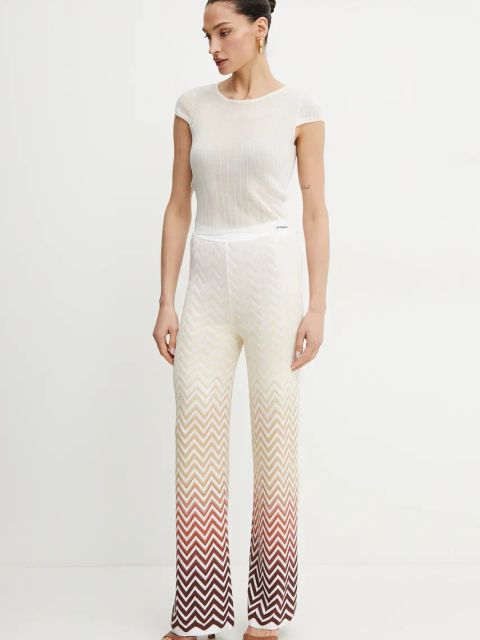 Pinko t-shirt damski kolor beżowy 104773 A1ND