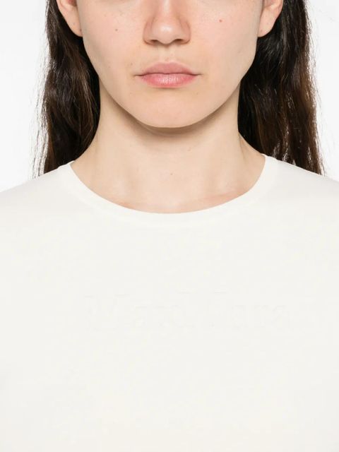 Max Mara embroidered T-shirt - Neutrals
