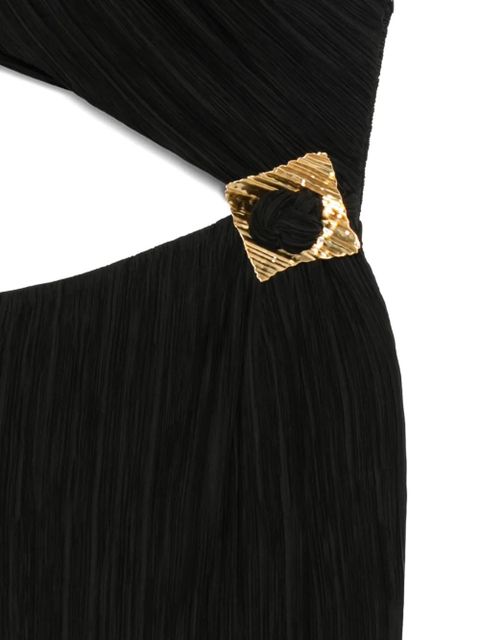 Cult Gaia Loah pleated cut-out dress - Black