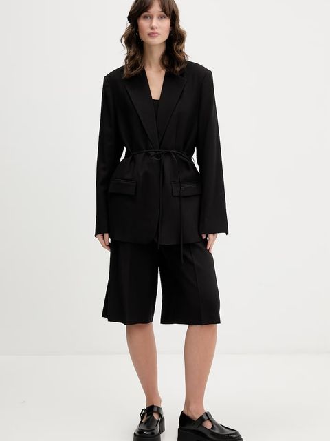 Karl Lagerfeld Jeans szorty z domieszką lnu - zdjęcie produktu nr 1