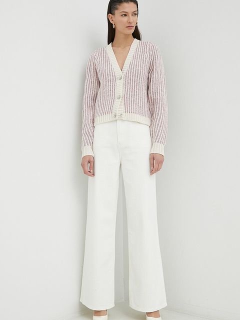 Bruuns Bazaar kardigan z domieszką wełny Nolana Hanara - zdjęcie produktu nr 1