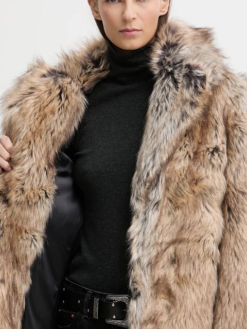 ZADIG&VOLTAIRE płaszcz kolor beżowy WWCO01216