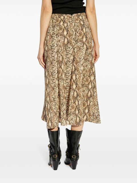 ISABEL MARANT Olena skirt - Neutrals