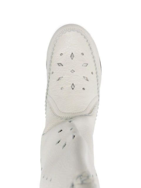 ISABEL MARANT Welky cut-out tassel-detail boots - White