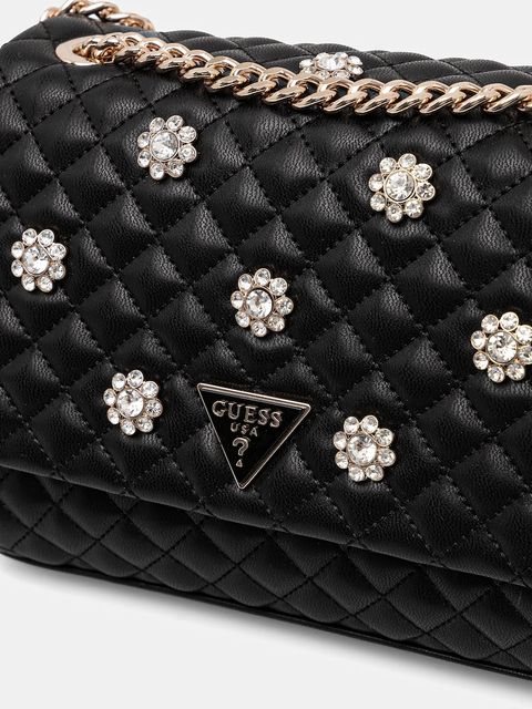 Guess torebka EVERLEE kolor czarny HWEG86 79210