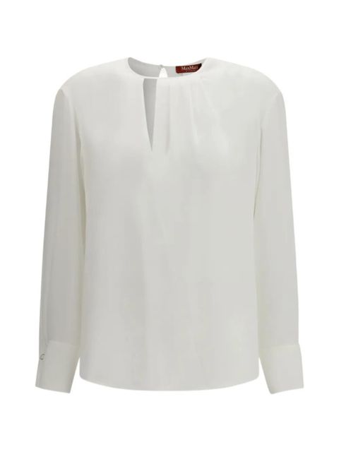 Max Mara long-sleeve blouse - White - zdjęcie produktu nr 1
