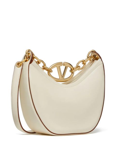 Valentino Garavani mini VLogo Moon Hobo bag - Neutrals