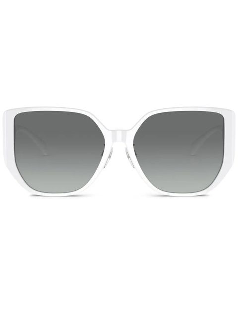 Versace Eyewear geometric-frame sunglasses - White - zdjęcie produktu nr 1