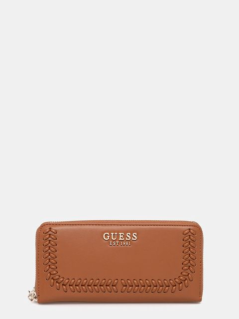 Guess portfel TATUM damski kolor brązowy SWNG96 67146 - zdjęcie produktu nr 1