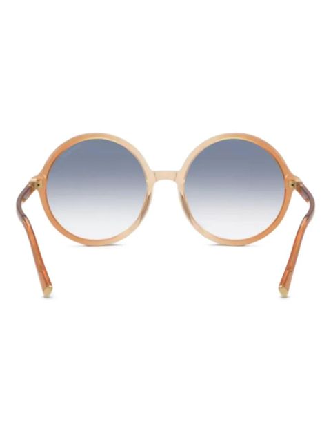 Miu Miu Eyewear round-frame gradient-lenses sunglasses - Neutrals - zdjęcie produktu nr 2