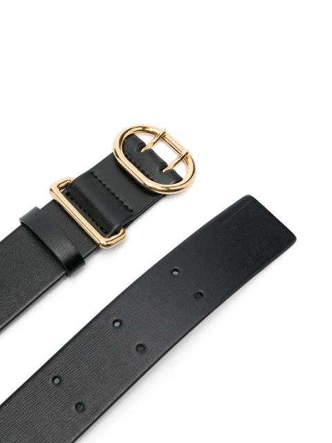 Jil Sander leather belt - Black - zdjęcie produktu nr 2