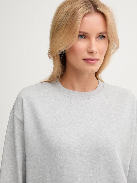 Calvin Klein Jeans bluza damska kolor szary LV047B236G