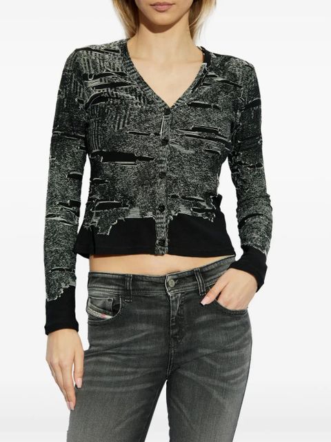 Diesel M-Alima-L cardigan - Black