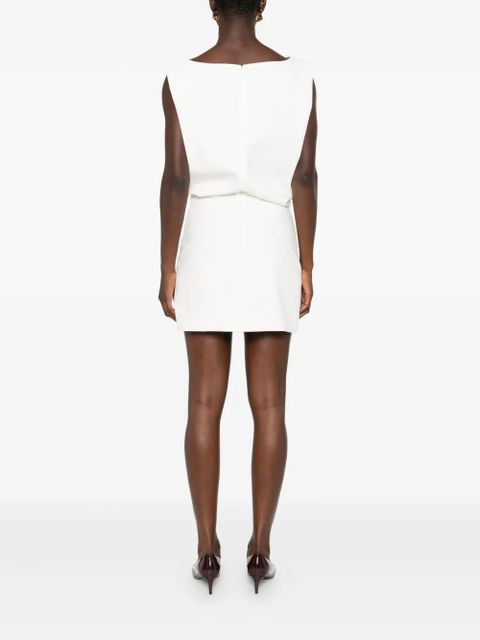 KHAITE sleeveless mini dress - Neutrals