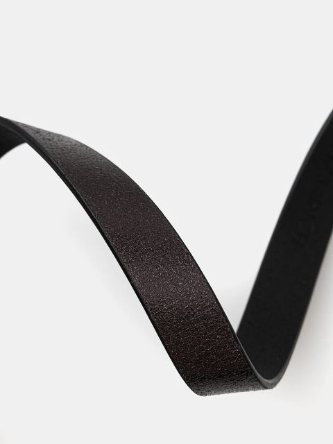 Tommy Jeans pasek skórzany damski kolor czarny AW0AW17917 - zdjęcie produktu nr 2