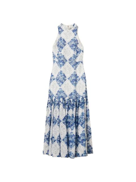 TWINSET floral-print maxi dress - Blue - zdjęcie produktu nr 1