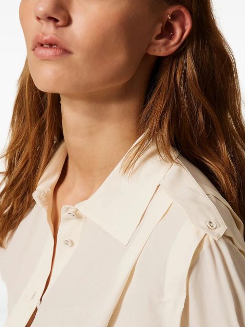 TWINSET crop shirt - Neutrals