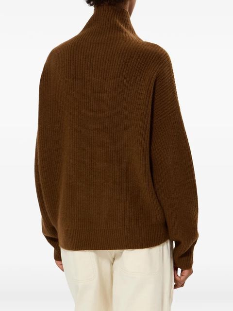 ISABEL MARANT Broole roll-neck sweater - Brown