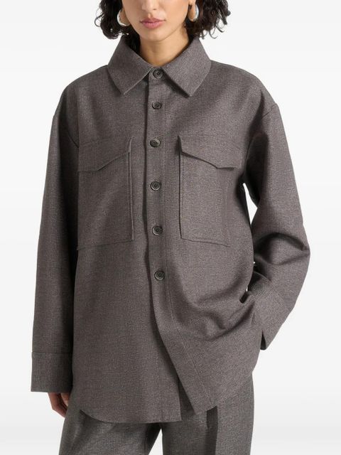 Manière De Voir Joy chest-pockets buttoned shirts - Grey