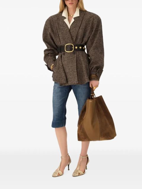 Chloé Spin chain tote bag - Brown