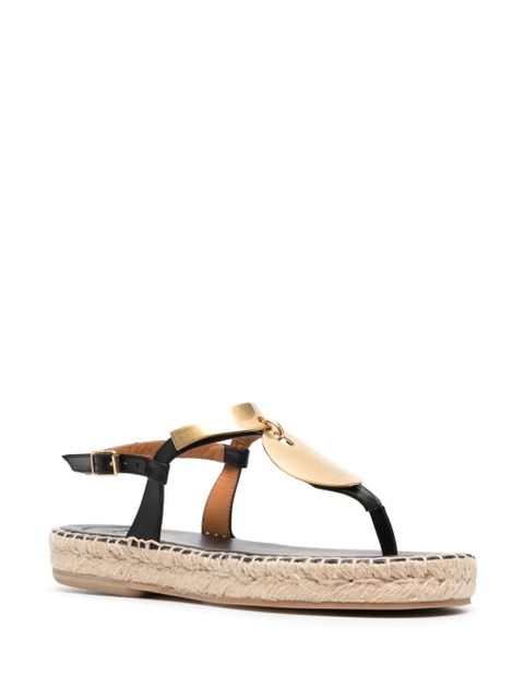 Chloé Pema flat sandals - Black - zdjęcie produktu nr 2