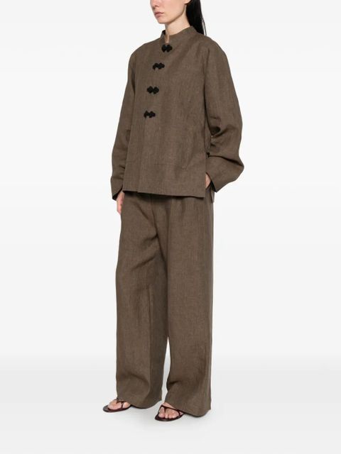 Róhe appliqué pocket jacket - Brown - zdjęcie produktu nr 2