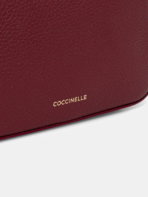 Coccinelle torebka skórzana kolor bordowy E5 MN5 55 I1 01