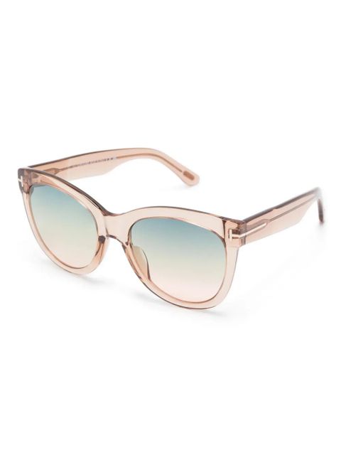 TOM FORD Eyewear Wallace sunglasses - Brown - zdjęcie produktu nr 2