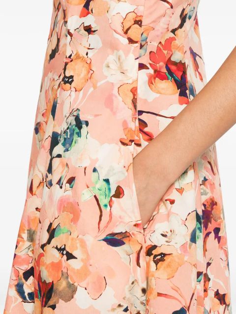 Ulla Johnson Georgia floral-print midi dress - Pink