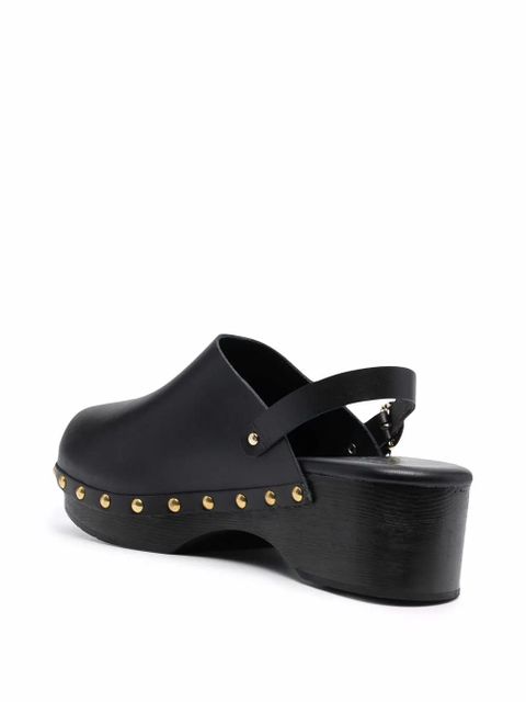 Ancient Greek Sandals Classic Closed 70mm studded clogs - Black