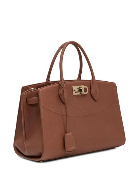 Ferragamo Ferragamo Studio leather tote bag - Brown - zdjęcie produktu nr 2