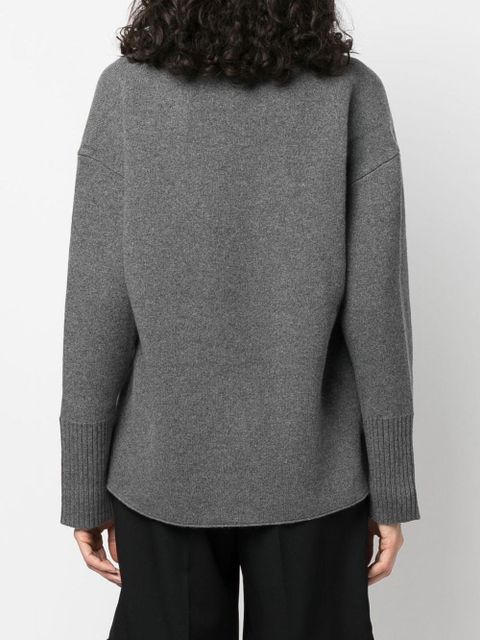 Proenza Schouler roll-neck drop-shoulder jumper - Grey - zdjęcie produktu nr 2