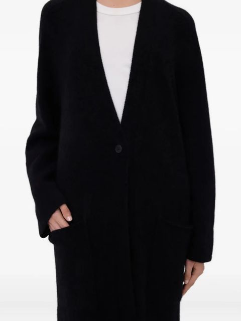 LouLou de Saison buttoned cardigan coat - Black
