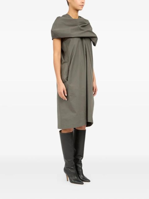 MM6 Maison Margiela draped cotton dress - Neutrals