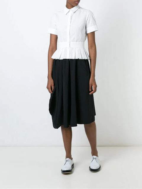 Comme Des Garçons asymmetric ruffled skirt - Black - zdjęcie produktu nr 2