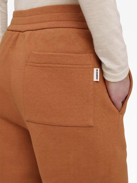 Jil Sander cotton drawstring track pants - Brown