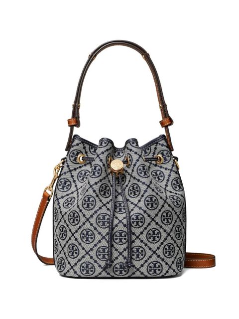 Tory Burch monogram bucket bag - Blue - zdjęcie produktu nr 1