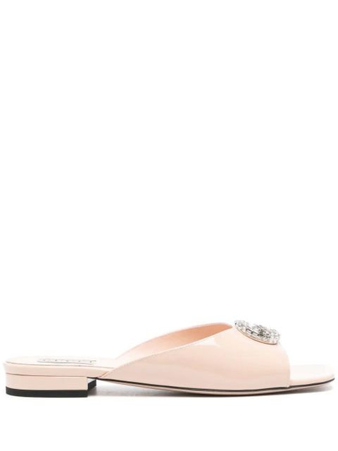 Gucci Double G flat sandals - Pink - zdjęcie produktu nr 1