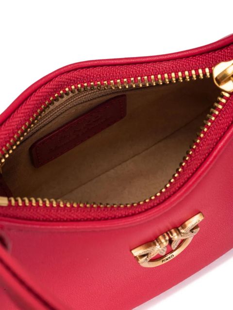 PINKO Love Birds leather bag - Red - zdjęcie produktu nr 2