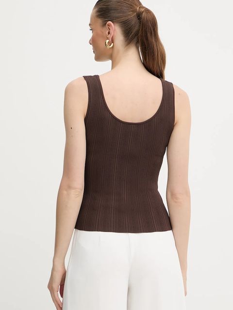 Marciano by Guess sweter i top KATHLEEN damski kolor brązowy lekki 5YGR00 5875Z