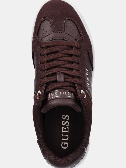 Guess sneakersy JRONE8 damskie kolor bordowy FLFJR8 PEL12
