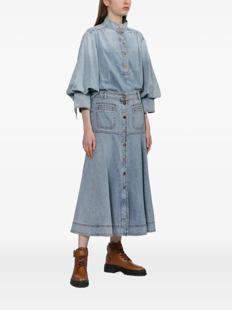 ZIMMERMANN buttoned skirt - Blue - zdjęcie produktu nr 2